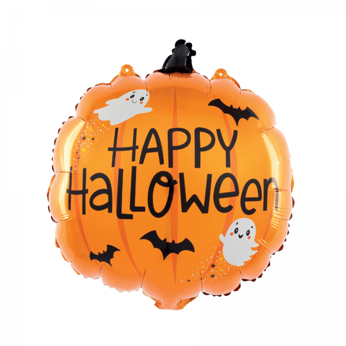 Фолиев балон Тиква Happy Halloween, Хелоуин, 57 см /Pp/