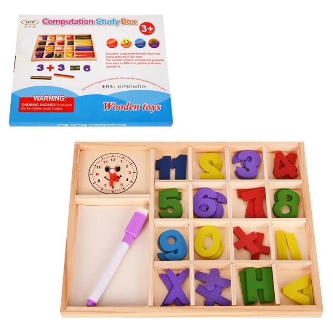 Образователен комплект за смятане, дърво /Km/