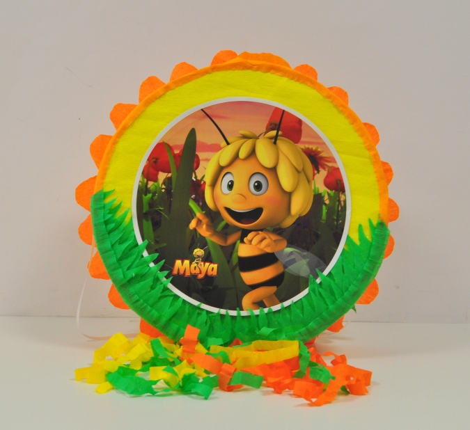 Пинята Пчеличката Мая, две лица 40х40 см