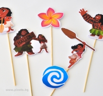 Пропсове за забавни снимки Смелата Ваяна, 7 бр. в пакет