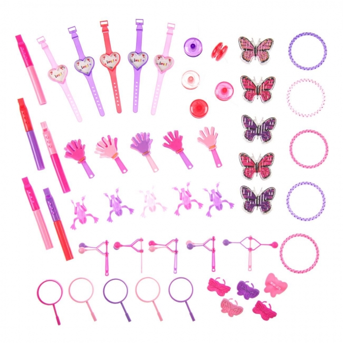 Пълнеж за пинята 50 бр. различни играчки, момиче /mb/