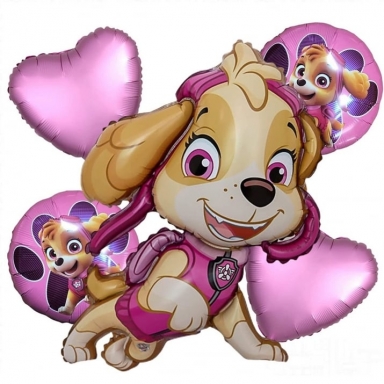 Комплект 5 бр. фолиеви балони Скай и Еверест /Pe/