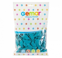 Балон цвят Тюркоаз, диаметър 30 см, 100 бр. в пакет, Gemar G110 #068 /Uk/