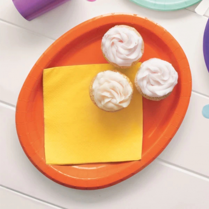 Парти салфетки жълти , 20 бр в пакет /Un/