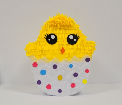 Пинята фигура Великденско Пиле в яйце, височина 42см