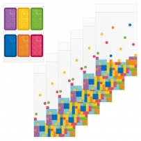 Подаръчни хартиени торбички Лего строителни блокчета, 6 бр. в опаковка /Pp/