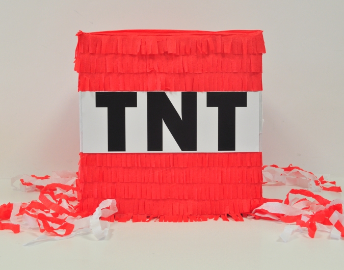 Пинята ТНТ Майнкрафт / TNT Minecraft