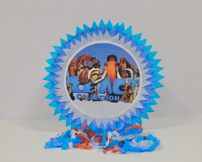 Пинята Ледена Епоха, две лица 40х40 см