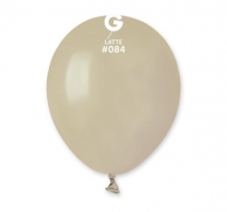 Балон цвят лате / latte, диаметър 13 см, 10 бр. в пакет, Gemar A50 #084 /Uk/