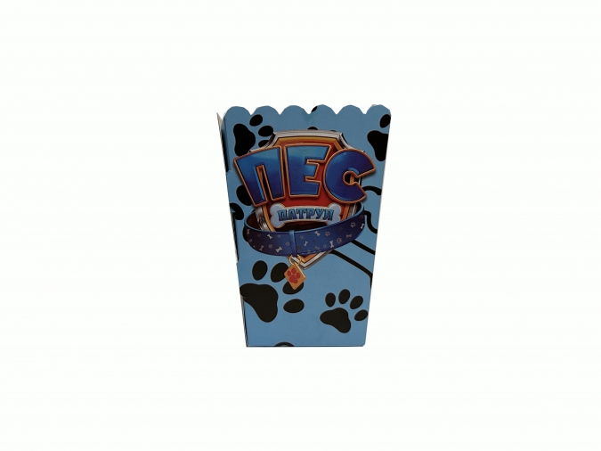 Кутийки за пуканки или сладки Пес Патрул - 5 бр. в пакет /Mr/