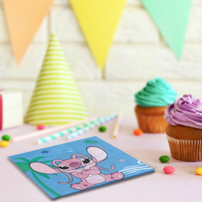 Парти салфетки Лило и Стич 33х33 см /Mb/
