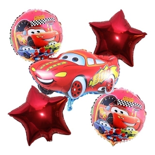 Комплект 5 бр. фолиеви балони Маккуин /Pe/