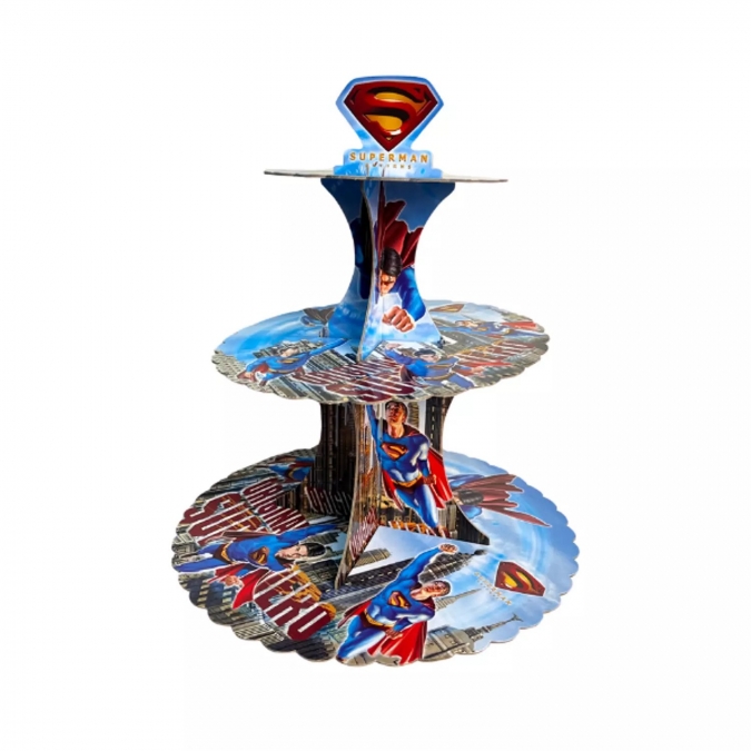 Стойка за мъфини Супермен /Pe/