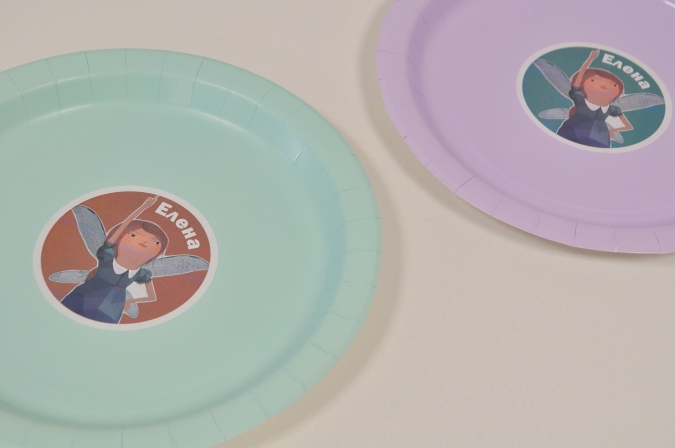 Персонализирана хартиена чинийка Феята от захарницата, 6бр. пакет