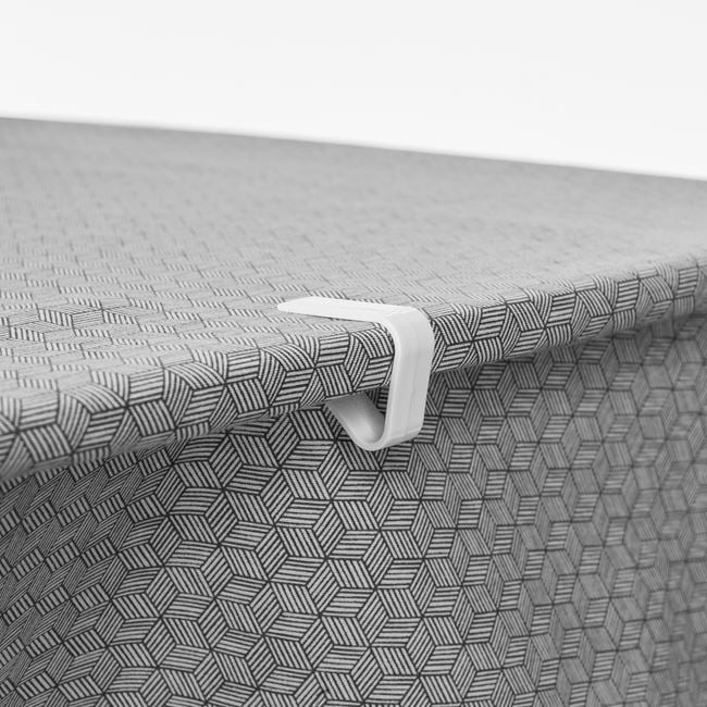 Пластмасови бели щипки за покривка, 4 броя /Mb/