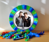 Пинята Маркус и Мартинус, две лица 40х40 см