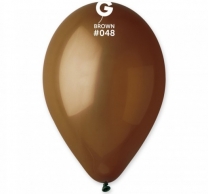Балон  кафяв пастел, диаметър 26 см, 10 бр. в пакет Gemar G90 #048 /Uk/