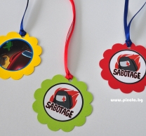 Парти медальон Амонгъс, 5бр. пакет