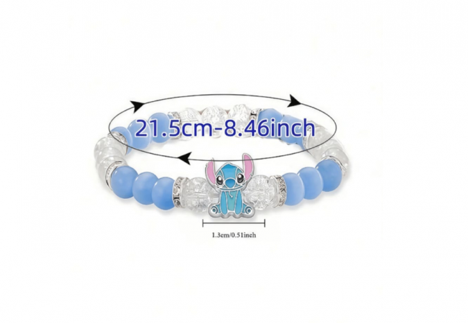 Детска гривна Стич и Ейнджъл, 2 броя в комплект /Ch/