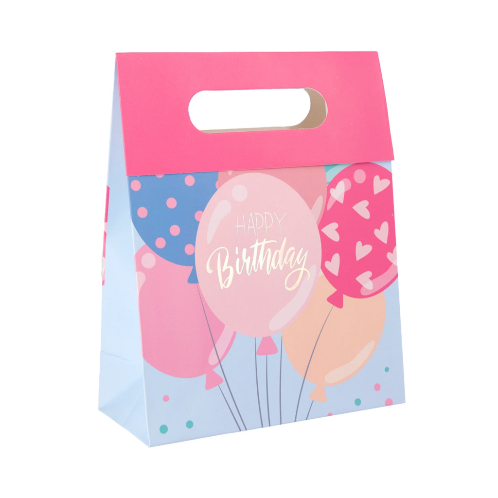 Луксозни подаръчни торбички Happy Birthday 23х18см /Pp/