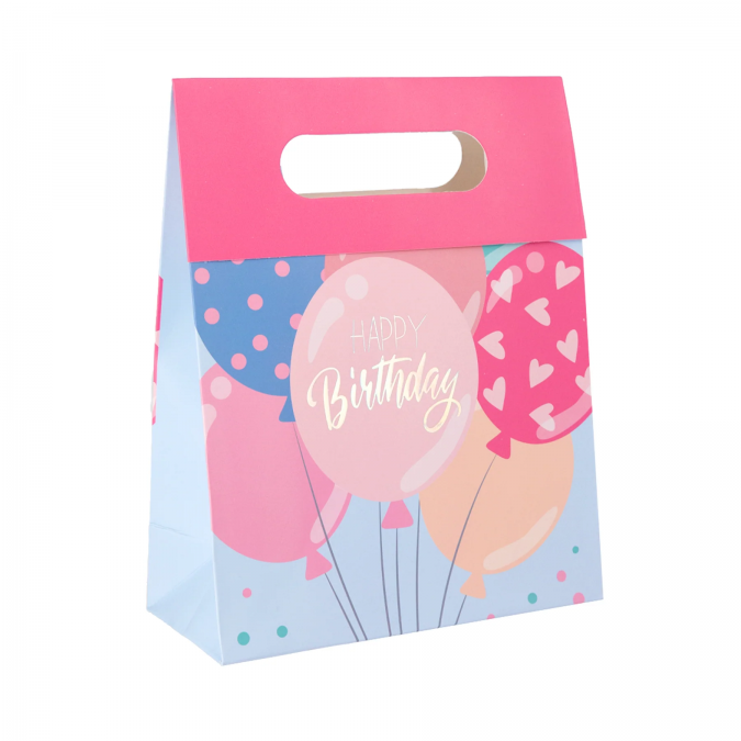 Луксозни подаръчни торбички Happy Birthday 23х18см /Pp/