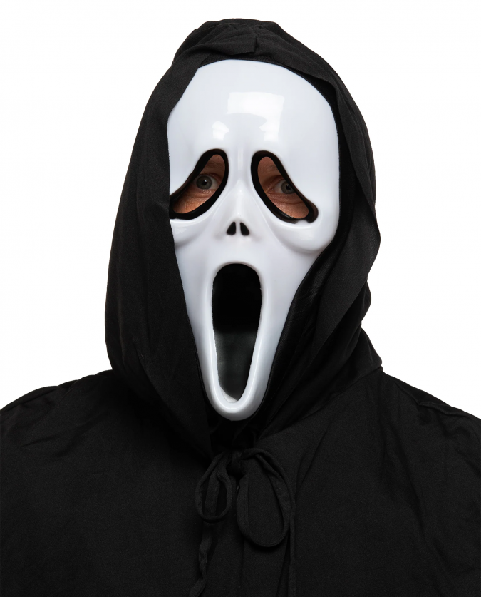 Хелоуинска маска Писък Scream, 46x18 см /Pp/