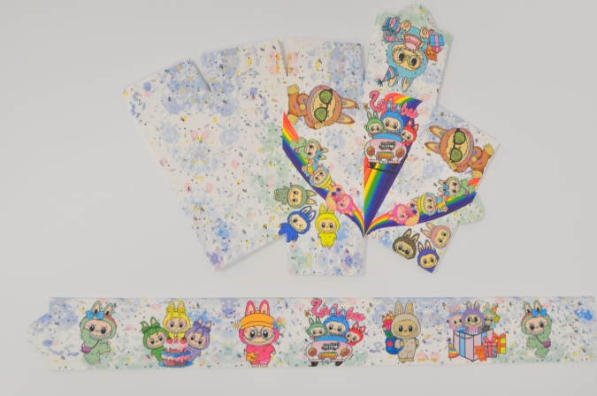 Комплект 13 парчета /заготовки за хартиена торта Лабубу, с вкл. ринг за декорация /Mr/