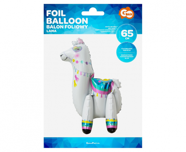 Фолиев балон Лама, 65 см, /Gd/