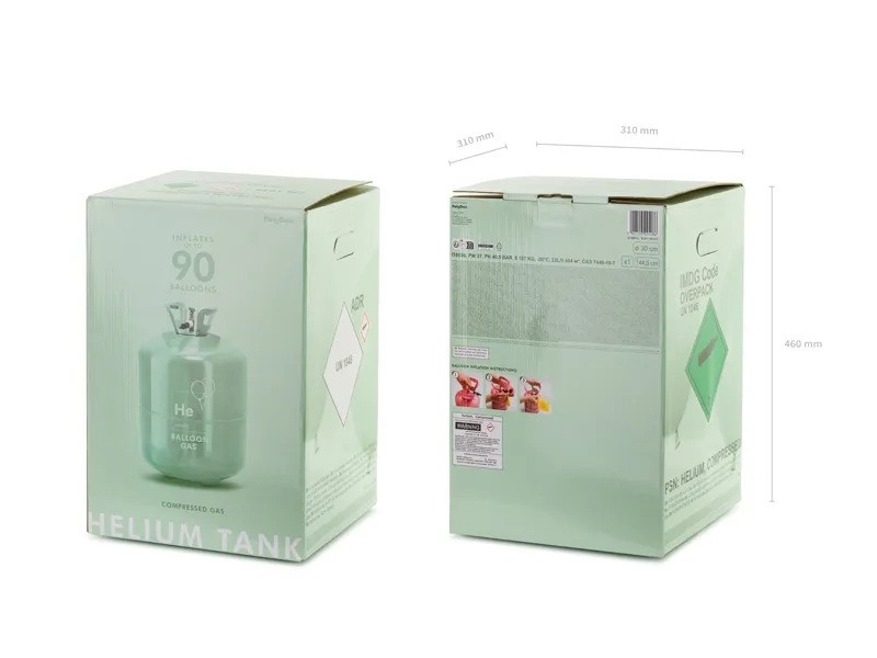 Бутилка с хелий за надуване на до 90 балона /Pd/