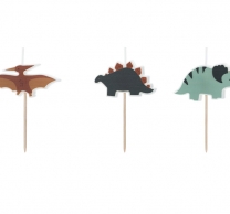 Свещички Динозаври, 3 броя /Pd/