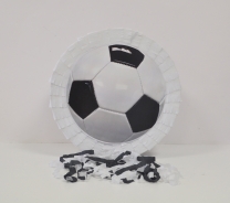 Пинята Футбол, топка, две лица 40х40 см