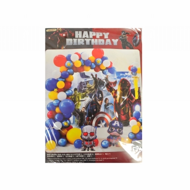 Комплект за украса с балони Отмъстителите, 68 броя /Pe/