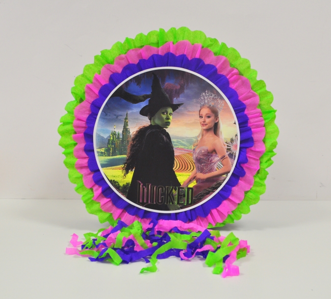 Пинята Wicked / Злосторница, две лица 40х40 см