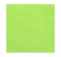Парти салфетки светло зелени, 20 бр в пакет /Pd/