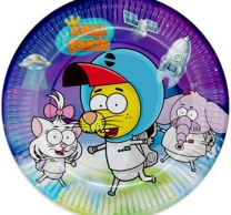 Хартиена парти чинийка Крал Шакир / Kral Sakir 23 см, 8 бр. пакет