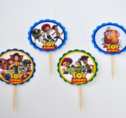 Топер за мъфини Играта на играчките, 6 бр. в пакет