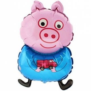 Фолиев балон Пепа Пиг Джордж, 70 см, Flexmetal /Gd/