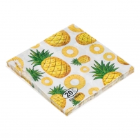 Парти салфетки Ананас / Pineapple 33х33 см, 20бр. в пакет /Mb/