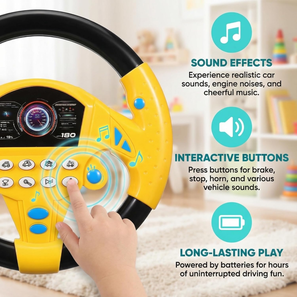 Волан играчка с бутони за звук /Li/