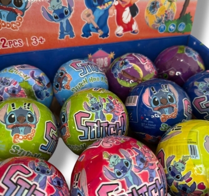 Играчка изненада в топка, Стич и Ейнджъл /Li/