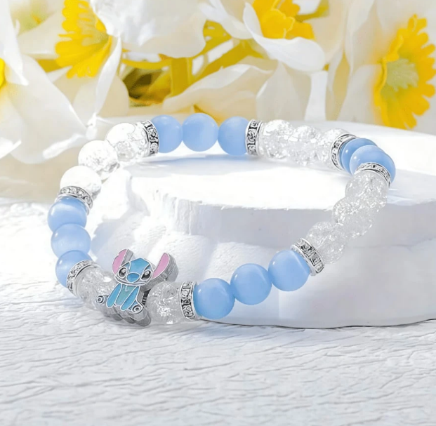 Детска гривна Стич и Ейнджъл, 2 броя в комплект /Ch/