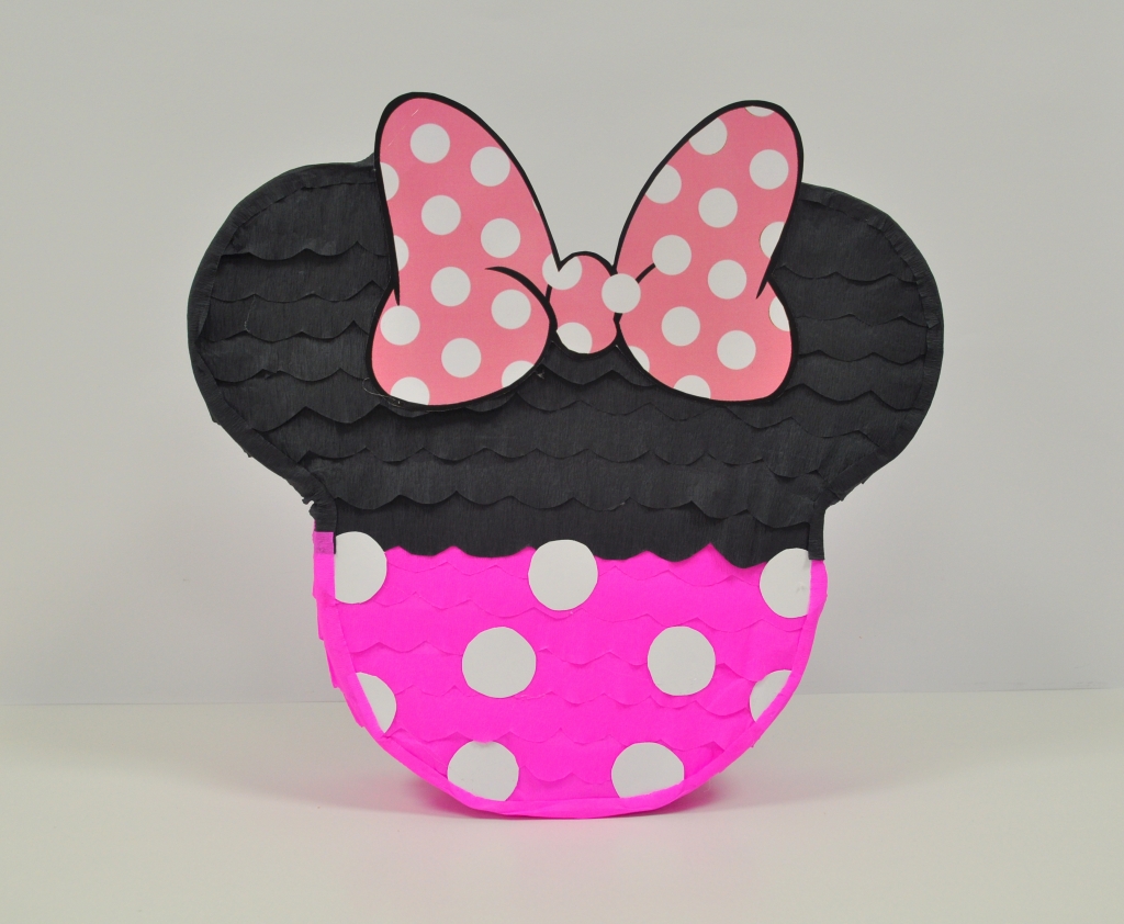 Пинята Мини Маус фигура 45х38 см, две лица