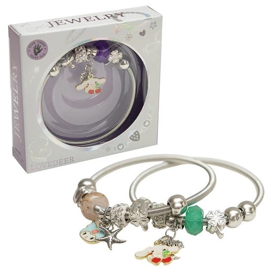 Детска стилна гривна тип Пандора в подаръчна кутийка /Li/