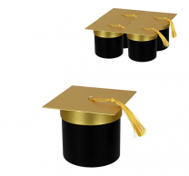 Подаръчна кутия Дипломиране със златен капак /Km/