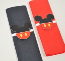 Парти салфетки Мики Маус, 33х33 см, 6 бр. пакет