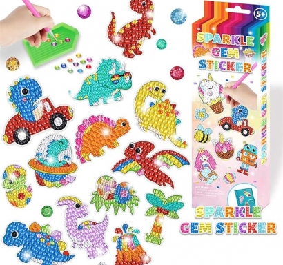 Креативен комплект диамантени стикери за деца /Li/