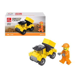 Конструктор Мини самосвал, строител, 39 части /Km/