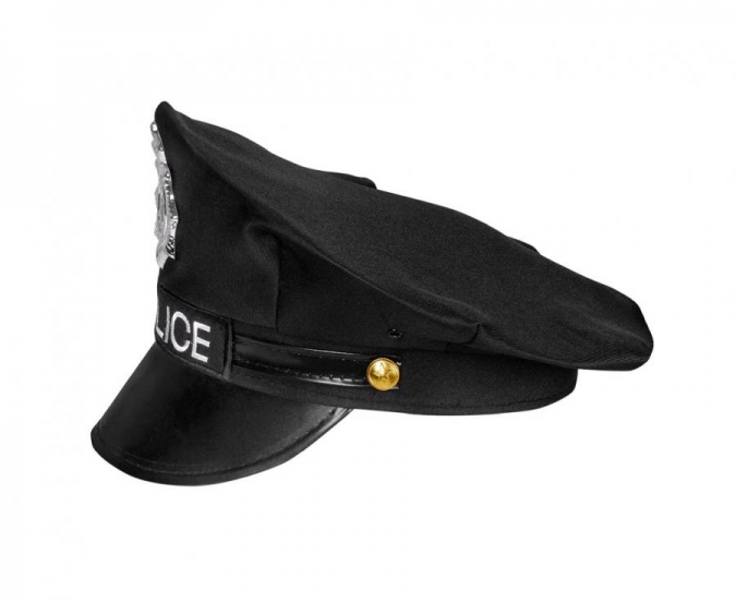 Шапка Полицай /полицейска/, черна /Gd/