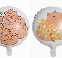 Фолиев балон Капибара, две визии, 45 см /Pe/