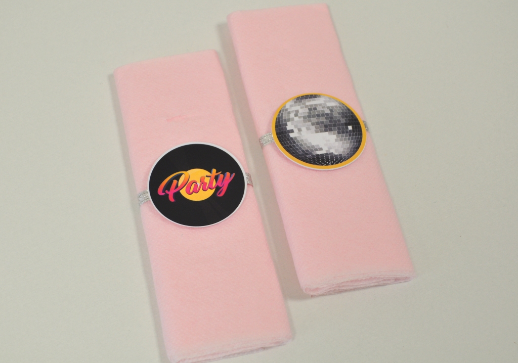 Парти салфетки Диско парти, 33х33 см, 6 бр. пакет